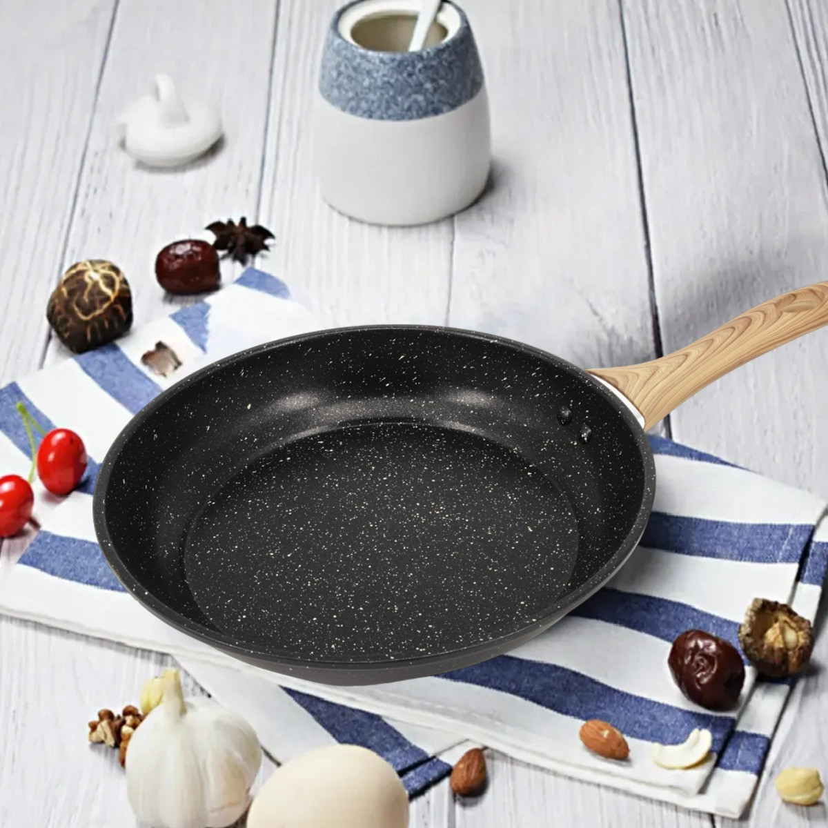 Сковорода A-PLUS 24 см (WF-151) Мармурове покриття