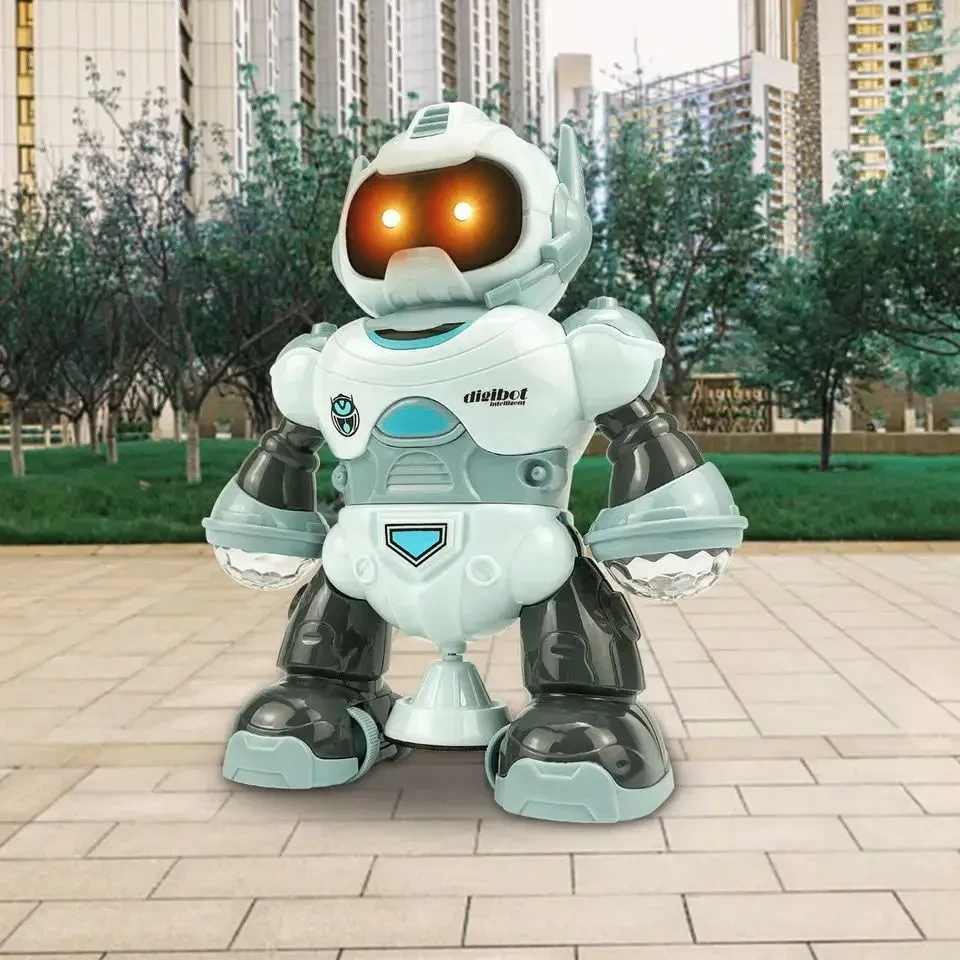 Музичний робот із підсвічуванням Інтерактивний робот-танцюрист, Rotating Robot, Розумний робот для дітей, фото 1
