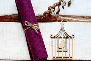 Войлок для рукоділля і творчості 2 мм Корея марсала меланж C-106, 110Х100 см