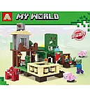 Конструктор набір Minecraft Майнкрафт Ранчо криперів 410 деталей, фото 4
