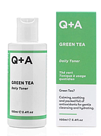 Успокаивающий тонер Q+A Green Tea Daily Toner 100 мл