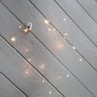 Гірлянда роса — 2 м,3 режими. Жовте світло. 10 шт. - 400 грн