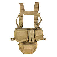 Тактичне нагрудне розвантаження Chest Rig Vigilant Койот