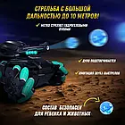 Танк на радіокеруванні стріляючий орбізами + керування рукою Water bomb, фото 5