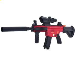 Дитячий ігровий автомат 007А "Toy Gun М 416" з оптичним прицілом м'які кулі на присосках і акумуляторі, фото 2