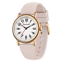 Женские часы GoldenHour Trend Pink, силиконовый ремешок, розовые, кварцевый механизм, D C