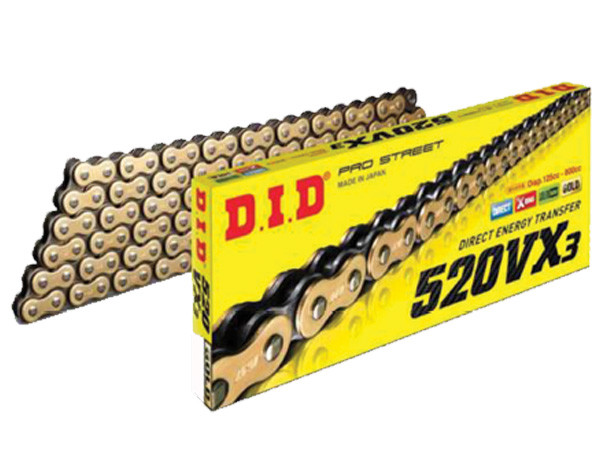 Привідний ланцюг 520VX3 Gold DID 520VX3 G&B - 116ZB