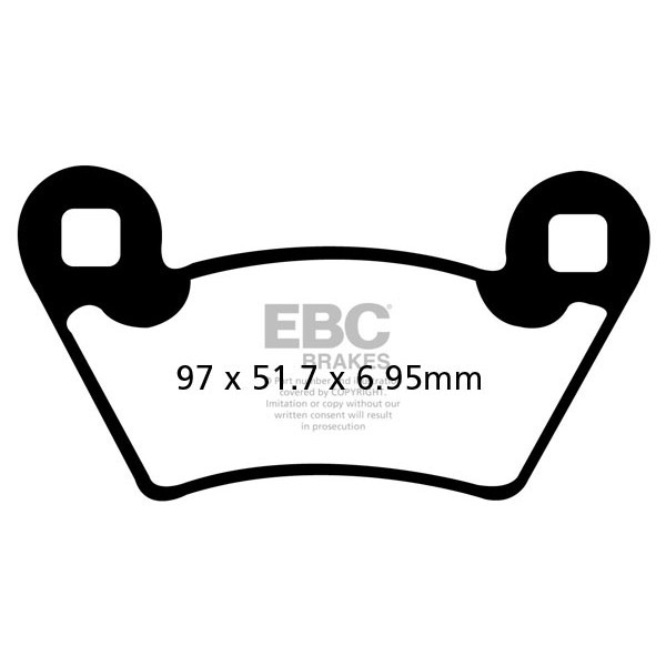 Гальмівні колодки EBC FA354R