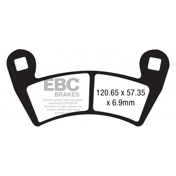Гальмівні колодки EBC FA452R