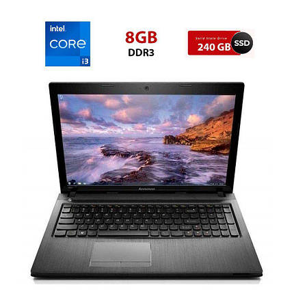 Ноутбук Б-клас Lenovo G500/ 15.6" (1366x768)/ Core i3-4000M/ 8 GB RAM/ 240 GB SSD/ HD 2500, фото 1