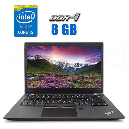 Ультрабук Lenovo ThinkPad T470s/ 14" (1920x1080)/ Core i5-6200U/ 8 GB RAM/ 480 GB SSD/ HD 520, фото 1