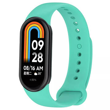 Ремінець для фітнес браслета Xiaomi Mi Band 8 і 9 бірюзовий
