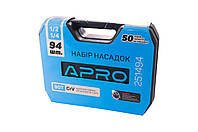 Набор инструмента Apro 1/4 x 1/2 94 единиц, Набор насадок apro 251494