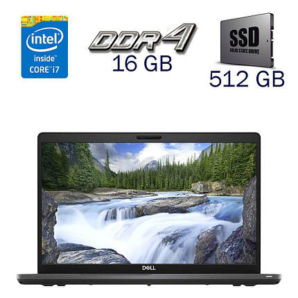 Ультрабук Dell Latitude 5500/ 15.6" (1920x1080)/ Core i7-8665U/ 16 GB RAM/ 512 GB SSD/ UHD for 8th Gen, фото 1