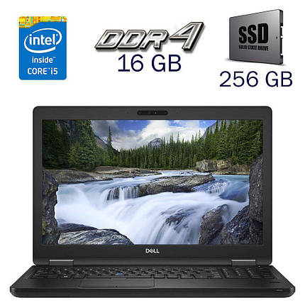 Ультрабук Dell Latitude 5590/ 15.6" (1920x1080)/ Core i5-8350U/ 16 GB RAM/ 256 GB SSD/ UHD 620, фото 1