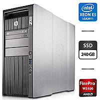 Рабочая станция HP Z820 / 2x Xeon E5-2658 v2 / 64 GB DDR3 / 240 GB SSD / AMD FirePro W5100, 4 GB