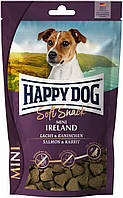 Happy Dog Soft Snack Mini Ireland лакомство с лососем и кроликом, 100 гр