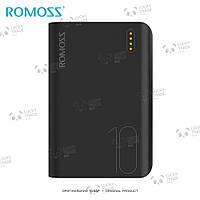 Внешний аккумулятор ROMOSS Power Bank Mini 10000 mAh 10.5 W пауербанк УМБ Черный (Sense4S) 2612P