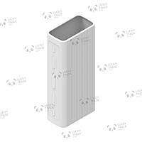 Силиконовый чехол Xiaomi Power Bank 3 30000 mAh PB3018ZM 24W рифлений Белый 2625P