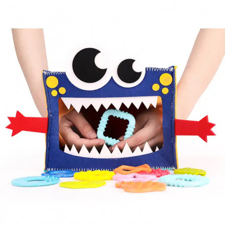 Тактильне лото "МонстроДотики: Гра для розвитку сенсорики" (21 ел) Sensory Toys