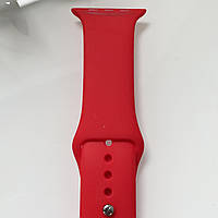 Силиконовый ремешок для умных часов Smart Watch 38/40 (Красный)