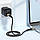 Кабель Essager Interstellar Transparent Design USB Charging Cable Type C to Type C 100W 2m black, фото 3
