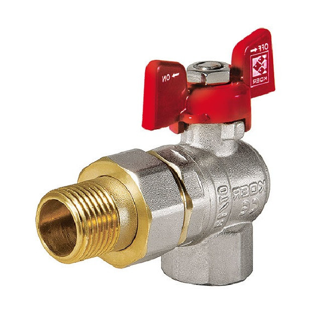 Кран з американкою кутовий 3/4" KR.228