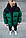 Куртка зимова Флекс, зелено-чорний, фото 4