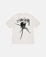 Футболка белая Stussy PIGMENT DYED | ARACHNID TEE PIGMENT DYED WHITE | Futbolka.top