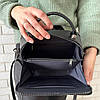 Стильна жіноча сумка-стиль Guess чорна, маленька каркасна сумочка для дівчат, фото 10