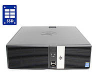 ПК HP RP5 Retail System 5810 SFF / Intel Core i3-4130 (2 (4) ядра по 3.4 GHz) / 8 GB DDR3 / 128 GB SSD NEW /