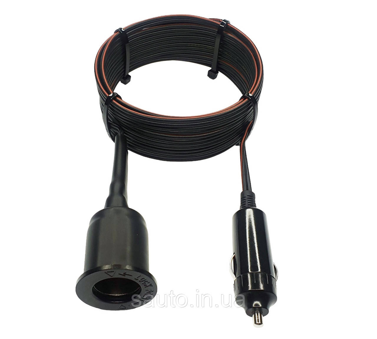 3 Метри. 12 Вольт. Подовжувач автомобільного прикуривача