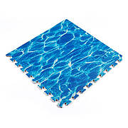 Підлога пазл — модульне підлогове покриття 600x600x10 мм Океан (МР5) SW-00000141