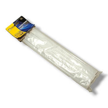 Клейові стрижні прозорі Сталь 7,2х200 мм 12 штук (80220)