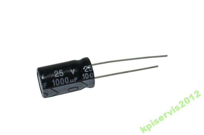 Конденсатор 1000uf 25v 1000Мкф 25в 10*17 105C, фото 2