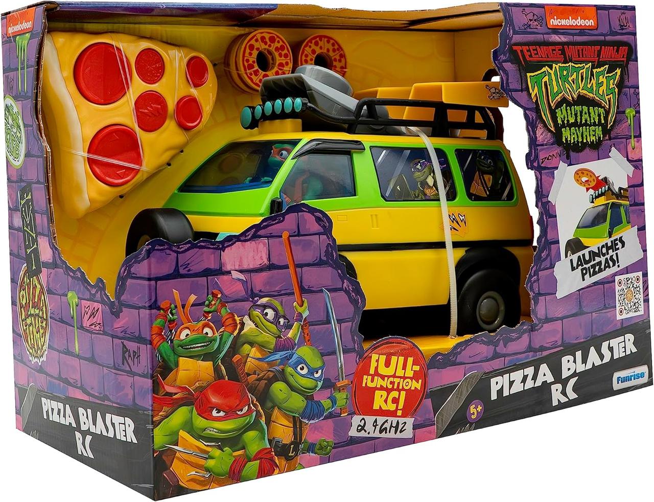Черепашки Ніндзя Машина на керуванні з запуском піци Teenage Mutant Ninja Turtles Pizza Blaster, фото 1