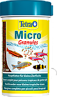 Корм Tetra Micro Granules для мелких аквариумных рыбок, 100 мл (гранулы) d