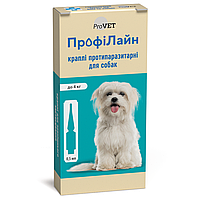 Краплі на холку для собак ProVET ПрофіЛайн до 4 кг, 4 піпетки (від зовнішніх паразитів) h