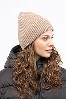 Женская шапка цвет капучино ЦБ-00237219