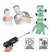 Тир башня Dark Wars B3240G glowstriker с пситолетом на присосках набор мишень бластер детский интерактивный d