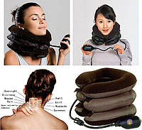 Подушка массажер для шеи cervical neck traction ортопедический воротник