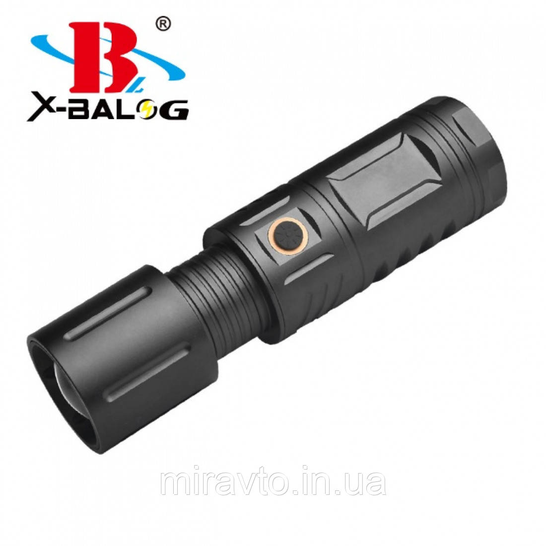Ліхтарик-ручний X-Balong BL-T401-SSTT40 метал, zoom, PowerBank, фото 1