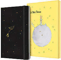 Блокнот Moleskine Le Petit Prince средний / Линейка Черный в подарочном боксе LEPP04QP060BOX