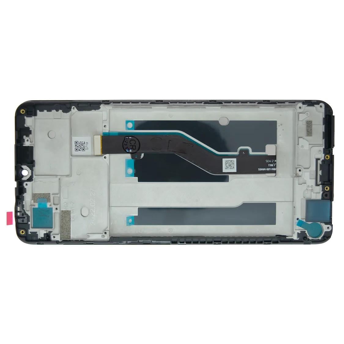 Дисплей ZTE Blade V40 Vita, A72 модуль в зборі з тачскріном та рамкою, чорний