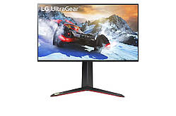 LG Монітор 27" 27GP95RP-B 2xHDMI, DP, Audio, USB, NanoIPS, 3840x2160, 160Hz, 1ms, DCI-P3 98%, G-SYNC,