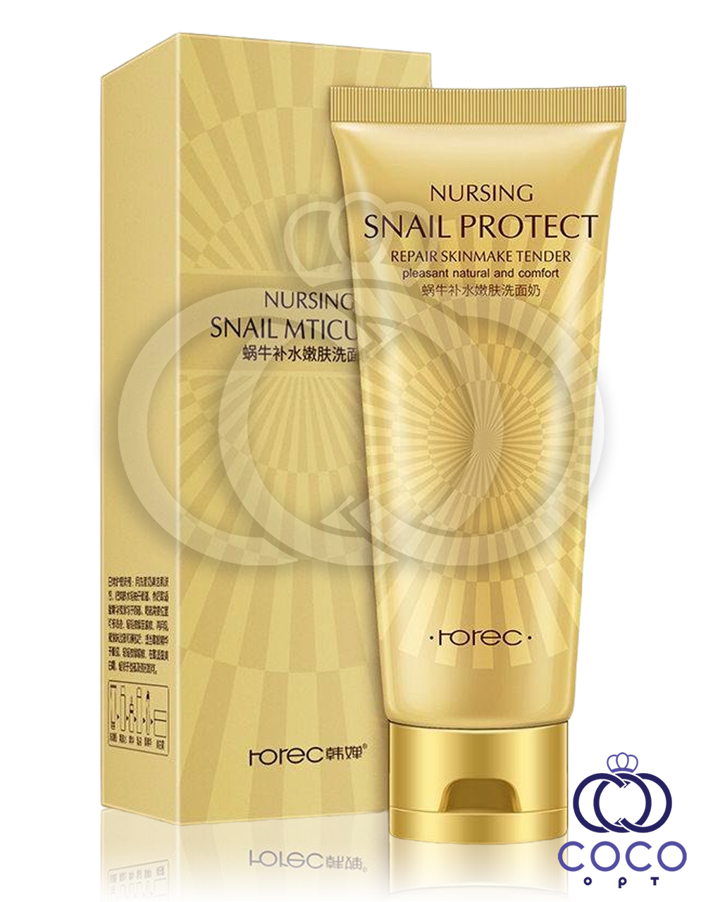 Пінка для вмивання з муцином равлика Rorec Nursing Snail Mticulos 100 g