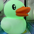 Дитячий силіконовий нічник "Каченя" Duck Night Light зі зміною кольору RGB, фото 4