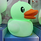 Дитячий силіконовий нічник "Каченя" Duck Night Light зі зміною кольору RGB, фото 5