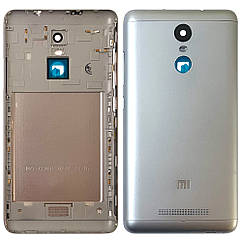 Задня кришка Xiaomi Redmi Note 3 Pro (сіра оригінал Китай)
