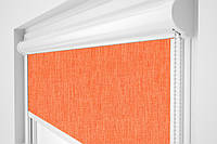 Рулонная штора Rolets Меланж Джинс 2-740-1000 100x170 см закрытого типа Оранжевая d